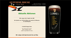 Desktop Screenshot of guinnesshouse.de